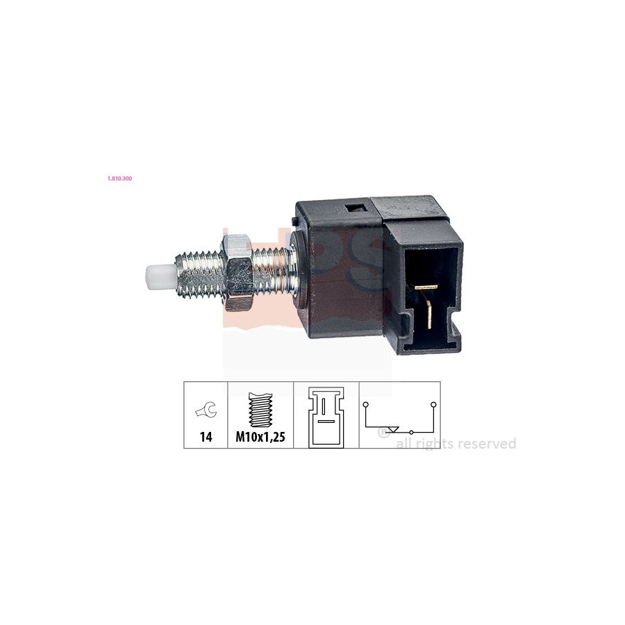 Eps Facet Interrupteur Des Feux De Freins Made In Italy - Oe Equivalent 1.810.300 1.810.300 Hyundai;Kia