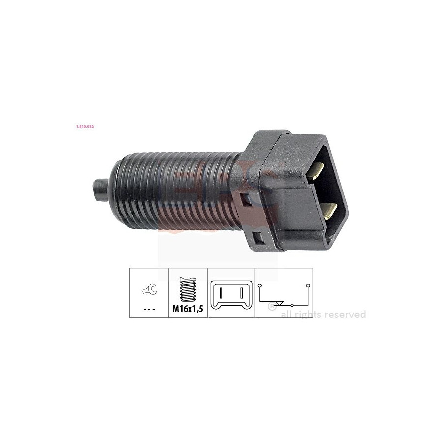 Eps Facet Interrupteur Des Feux De Freins Made In Italy - Oe Equivalent 1.810.012 1.810.012 Alpine;Opel;Renault