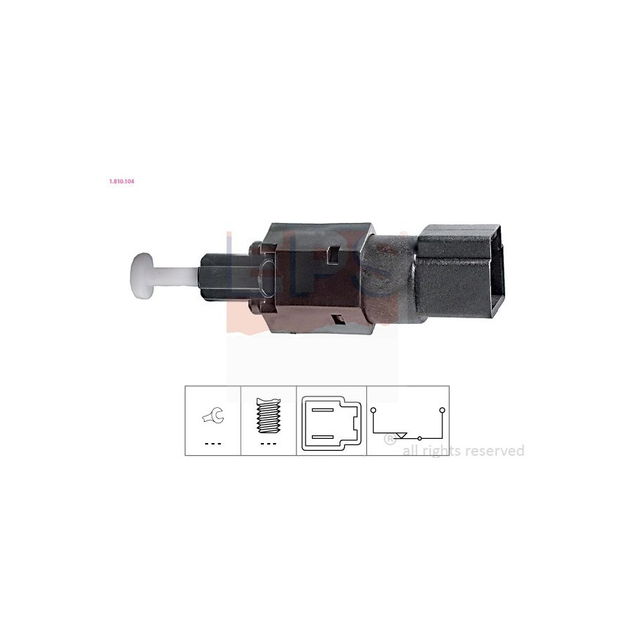 Eps Facet Interrupteur Des Feux De Freins Made In Italy - Oe Equivalent 1.810.104 1.810.104 Nissan