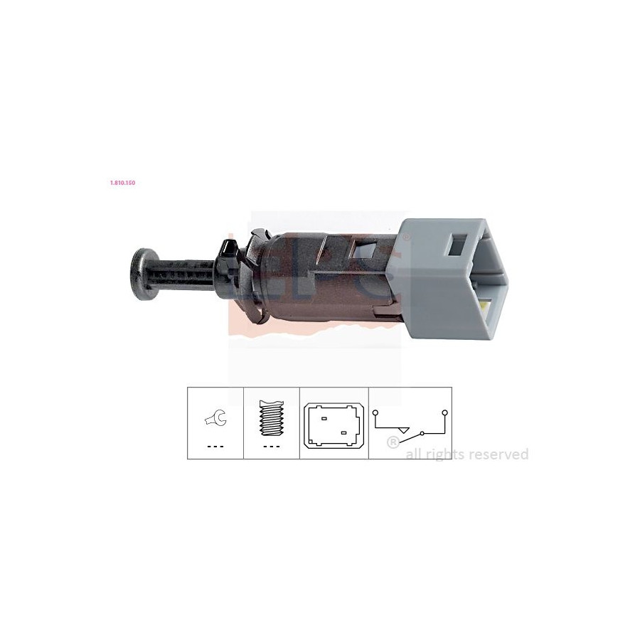 Eps Facet Interrupteur Des Feux De Freins Made In Italy - Oe Equivalent 1.810.150 1.810.150 Nissan;Renault