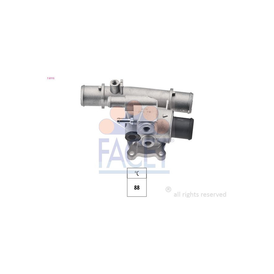Facet Thermostat, Liqiuide De Refroidissement Made In Italy - Oe Equivalent 7.8115 7.8115 Fiat;Lancia