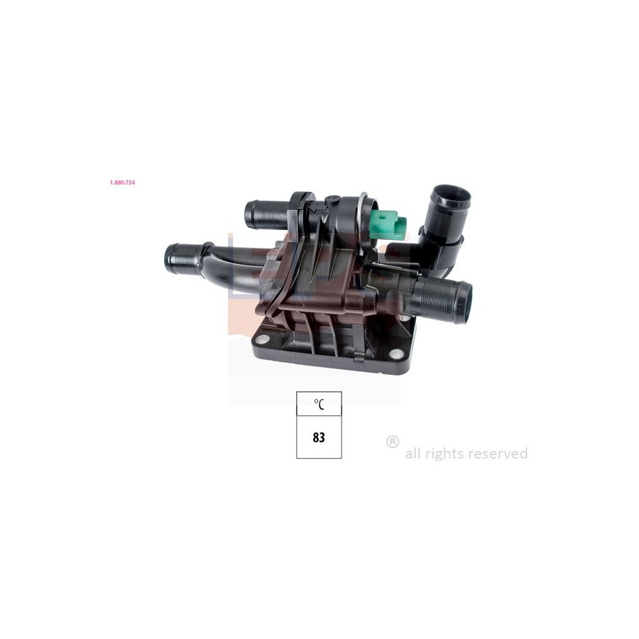 Thermostat d'eau Made in Italy - OE Equivalent