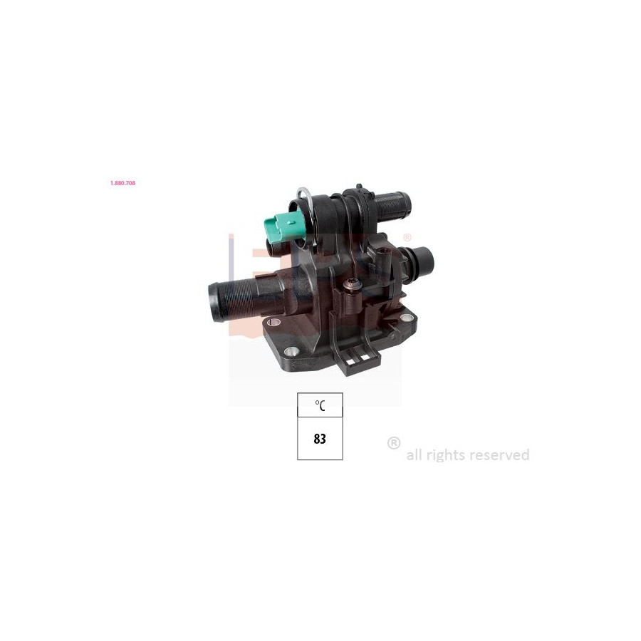 Thermostat d'eau Made in Italy - OE Equivalent