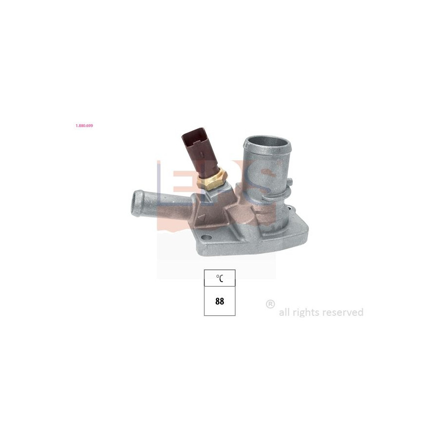 Thermostat d'eau Made in Italy - OE Equivalent