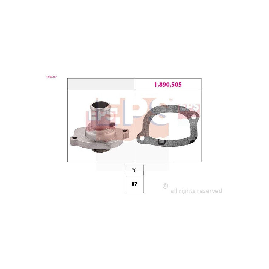 Thermostat d'eau Made in Italy - OE Equivalent