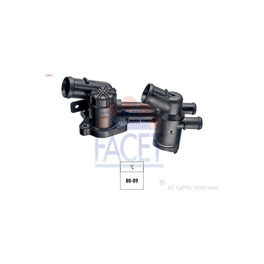 Facet Thermostat, Liqiuide De Refroidissement Made In Italy - Oe Equivalent 7.8773 7.8773 Audi;Seat;Skoda;Volkswagen