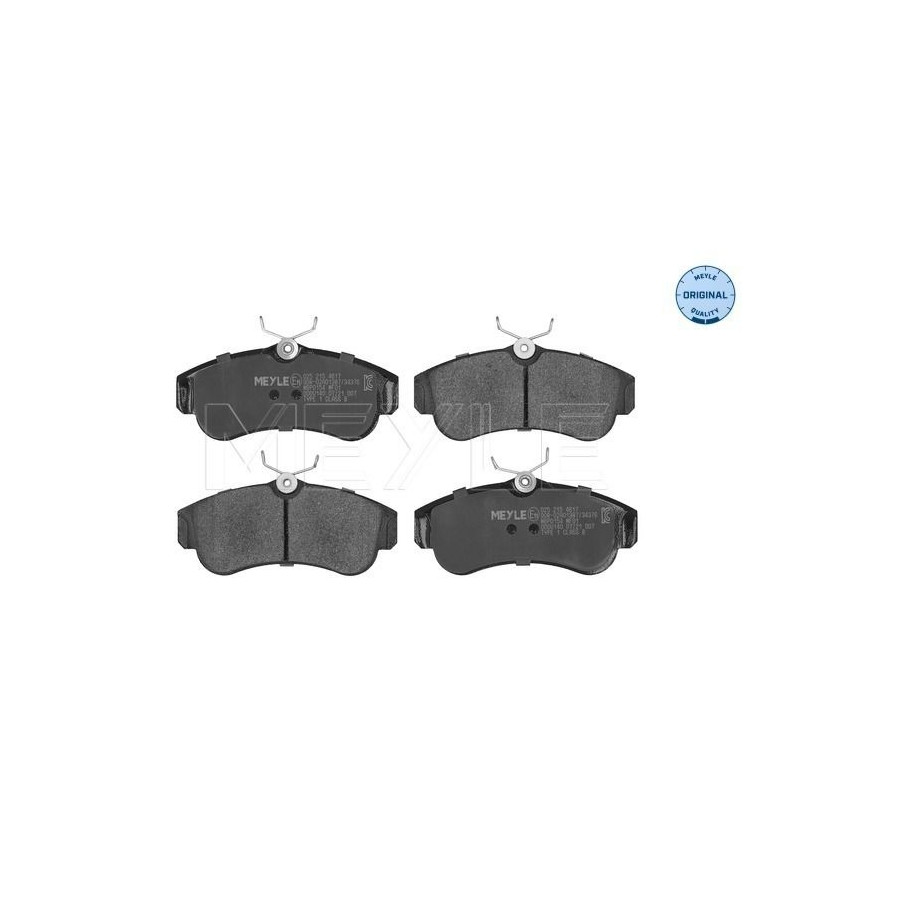 MEYLE 025 215 4617 Plaquettes de frein avant pour Nissan Primera Almera - Image 5