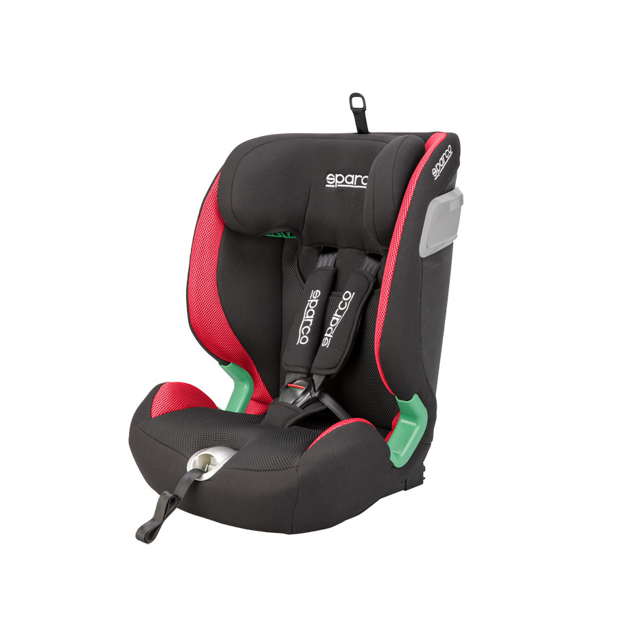 Chaise haute Sparco SK5000I (Isofix) Noir/Rouge i-Size 76-150cm (ECE-R129/03)