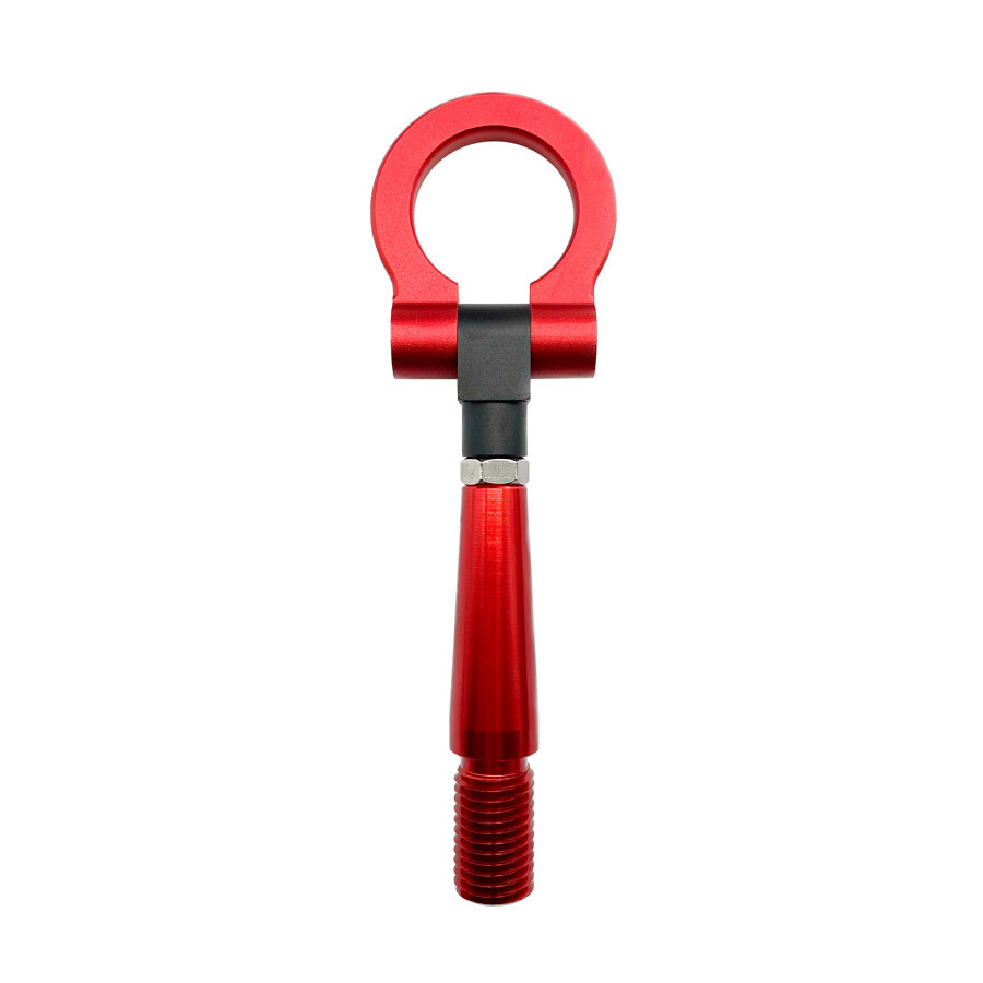 Oeillet de remorquage Simoni Racing - Métal - Rouge - Longueur 23,7 cm - 300 g
