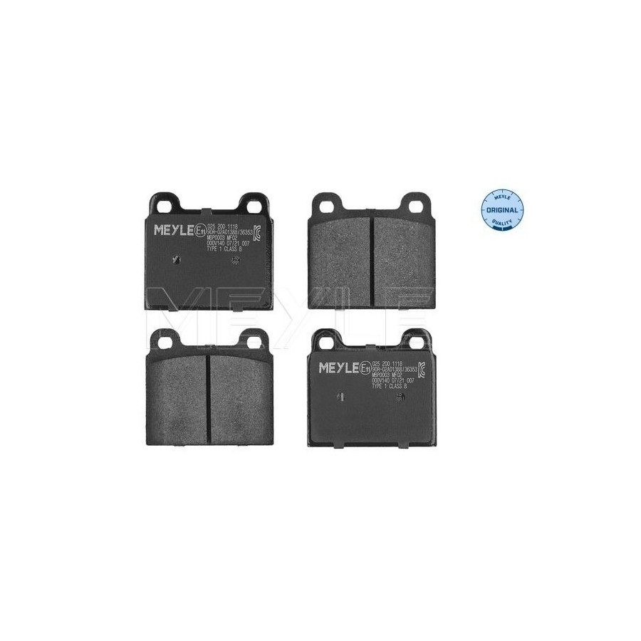 MEYLE 025 200 1118 Plaquettes de frein avant pour VW Transporter - Image 6