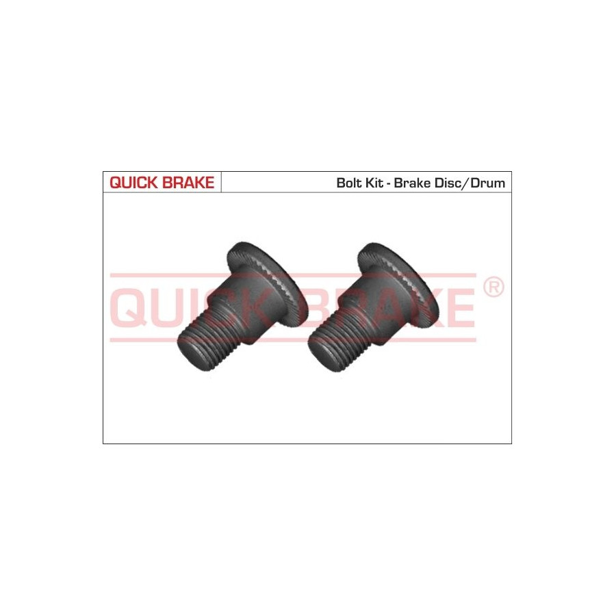 Quick Brake Jeu De Vis, Disque De Frein 11679K Volkswagen