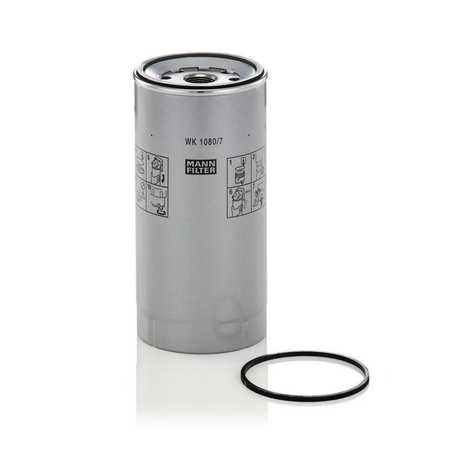 Ford; Mercedes-Benz; Neoplan; Setra; Terberg-Benschop; Volvo Filtre À Carburant Wk 1080/7 X Mann