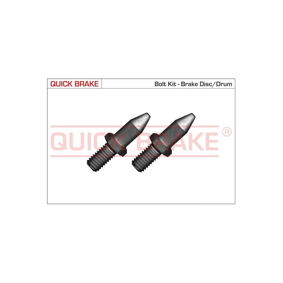 Quick Brake Jeu De Vis, Disque De Frein 11674K Abarth;Alfa Romeo;Citroen;Fiat;Ford;Opel;Peugeot;Vauxhall