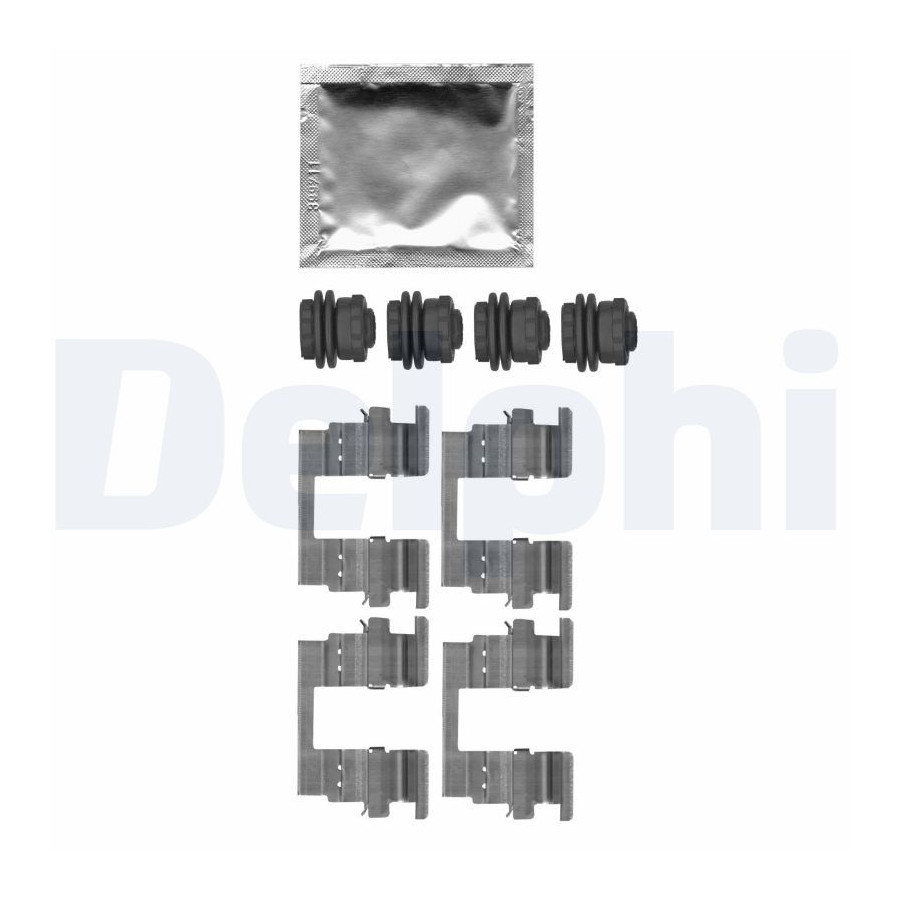 Delphi Kit D'accessoires, Plaquette De Frein À Disque Lx0666 Chevrolet;Opel;Vauxhall