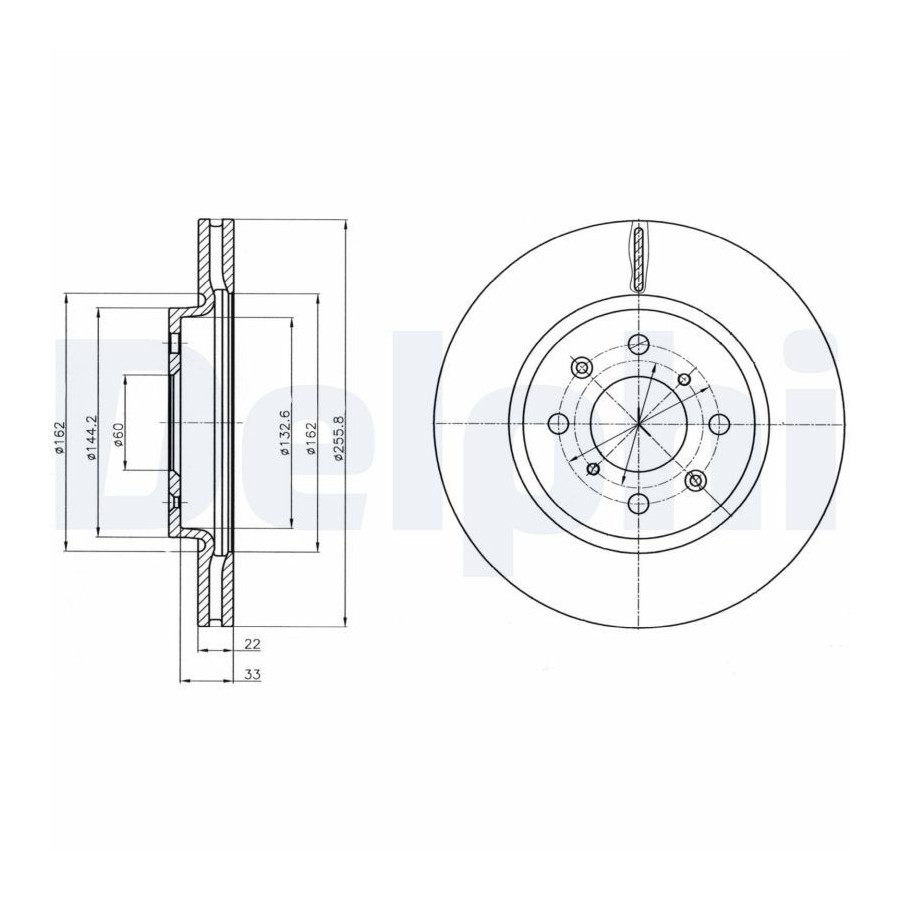 Delphi Disque De Frein Bg4340 Suzuki