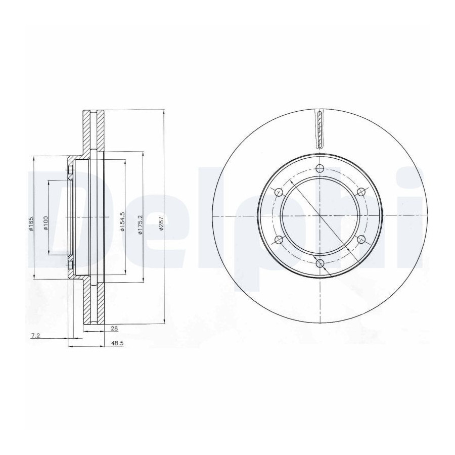 Delphi Disque De Frein Bg4209 Toyota