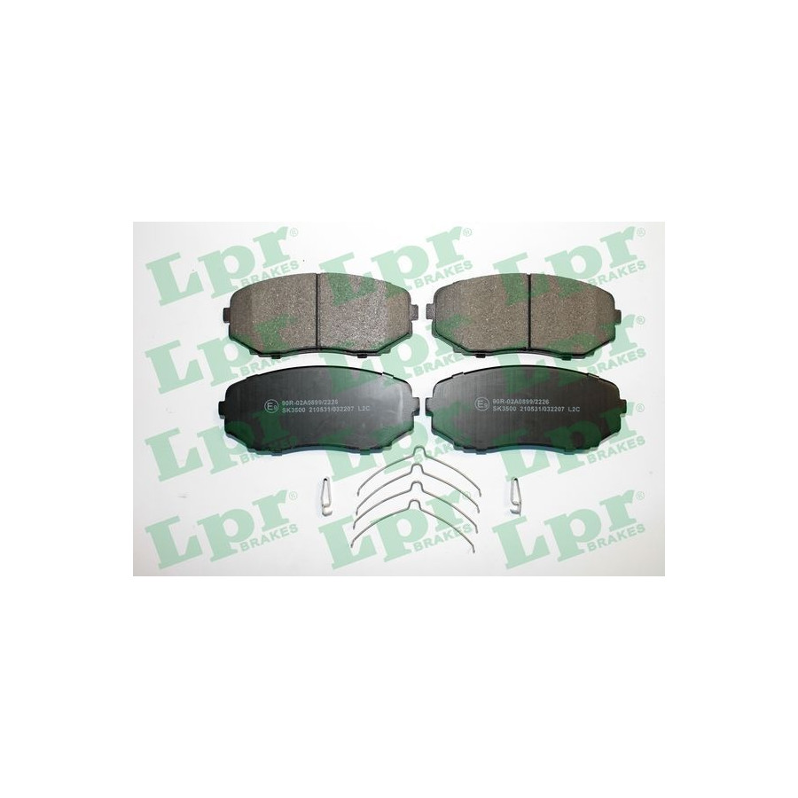 Lpr Jeu De Plaquettes De Frein, Frein À Disque 05P2207 05P2207 Mitsubishi
