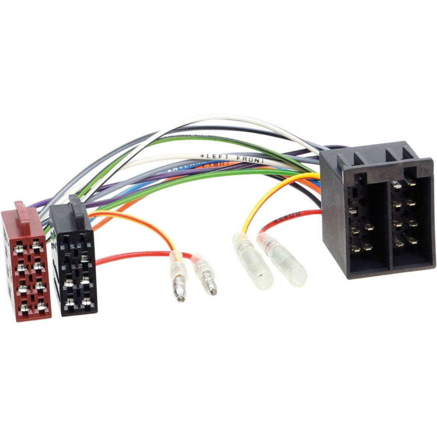 Câble de connexion radio Connexion ISO ></noscript> Prise ISO En option Pince 15/30 rotative