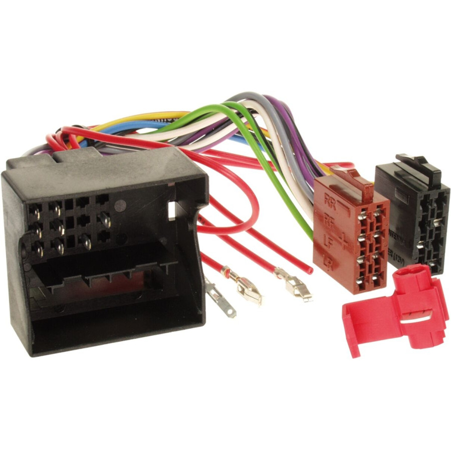 Câble de connexion radio Div. modèles Audi -Seat-Skoda-Maserati-Volkswagen Quadlock Plug></noscript> ISO