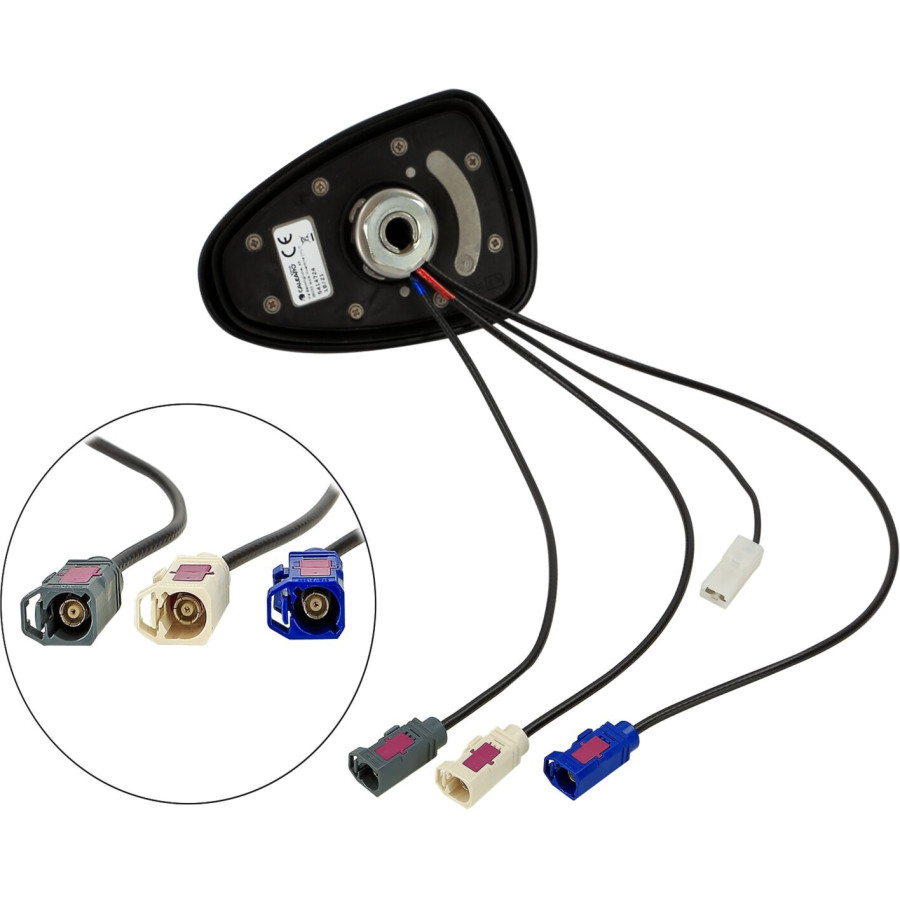 Antenne de toit AM/FM DAB/DAB+ GNSS (GPS/GLONASS) Shark II