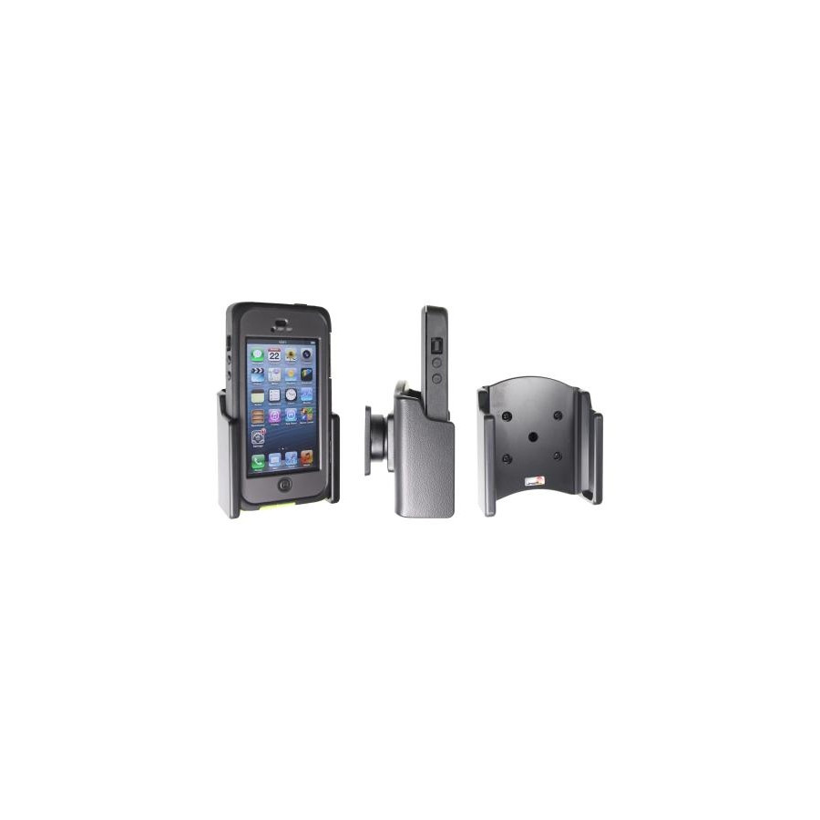 Support passif Apple iPhone 5 avec support pivotant. Couverture de boîte à loutres