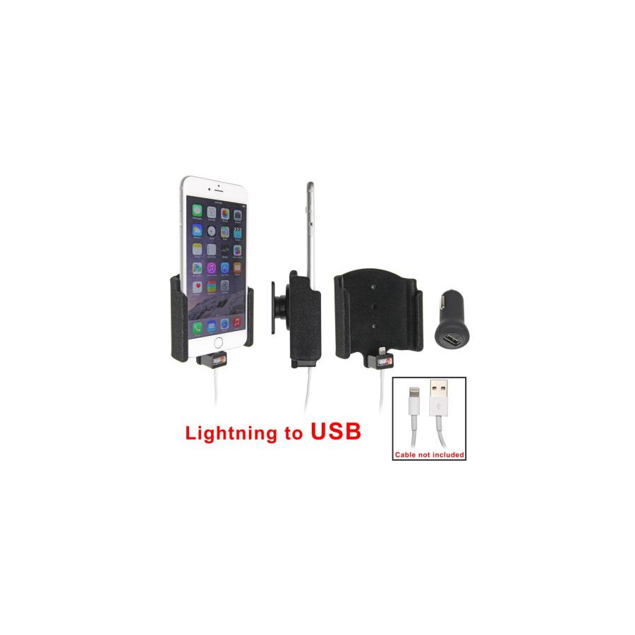 Support passif Apple iPhone 6 Plus. Pour câble Lightning Apple vers USB avec prise Griffin USB 12/24 V