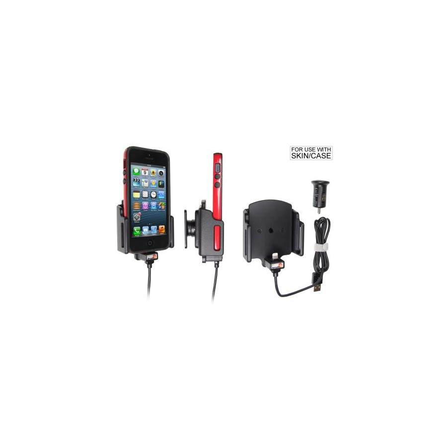 Support réglable actif Apple iPhone 5 / 5S / SE avec prise USB 12V