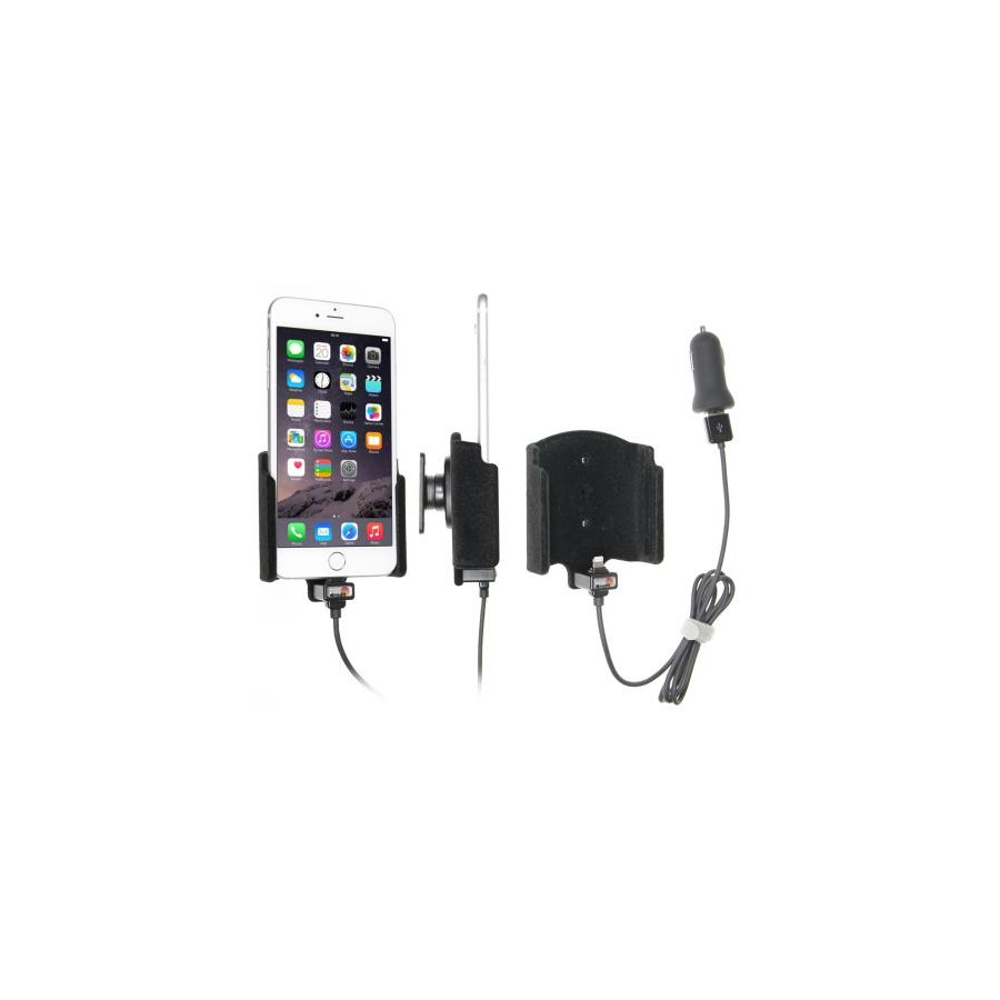 Support actif Apple iPhone 6 Plus / 6S Plus / 7 Plus / 8 Plus / Xs Max avec prise USB 12V