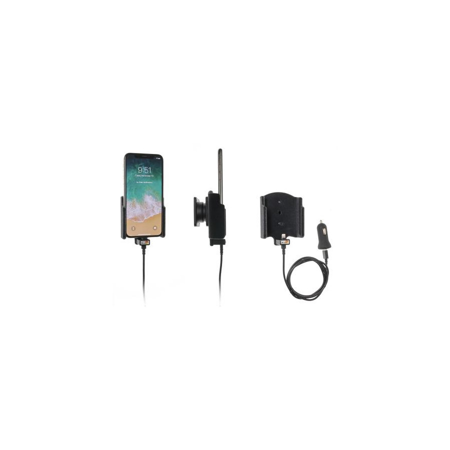 Support actif Apple iPhone X / Xs avec prise USB 12V