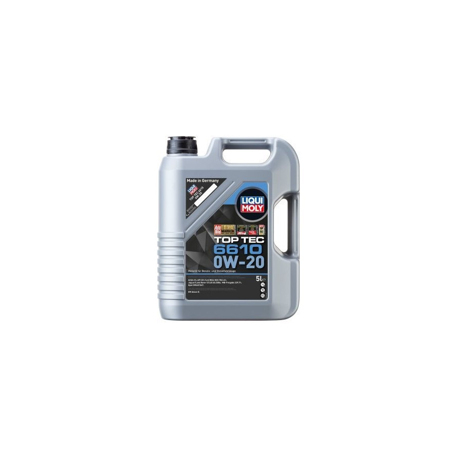 Huile moteur Liqui Moly Top Tec 6610 0W-20 C5 5L