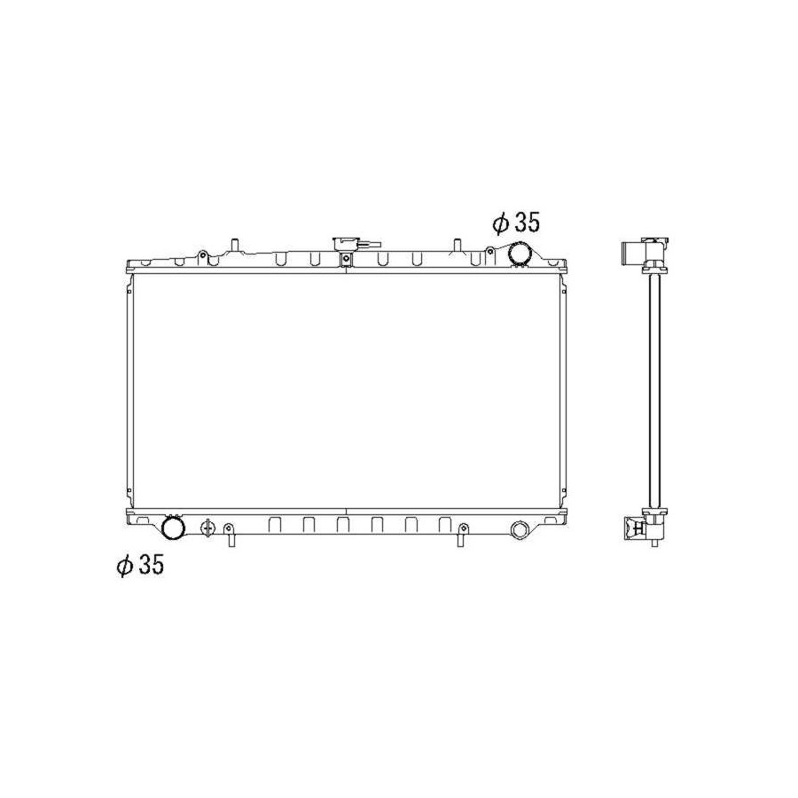 Nrf Radiateur 506718 Nissan