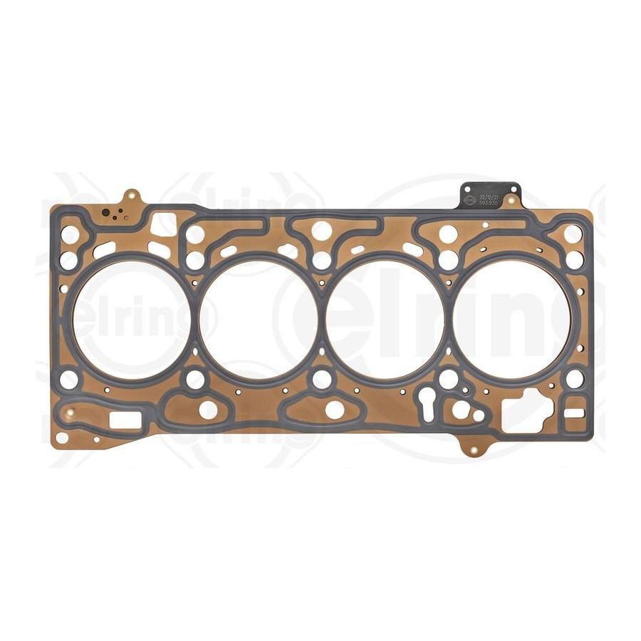 Joint de culasse Joint d'étanchéité pour couches de métal 593.930 ELRING pour VW - Image 3
