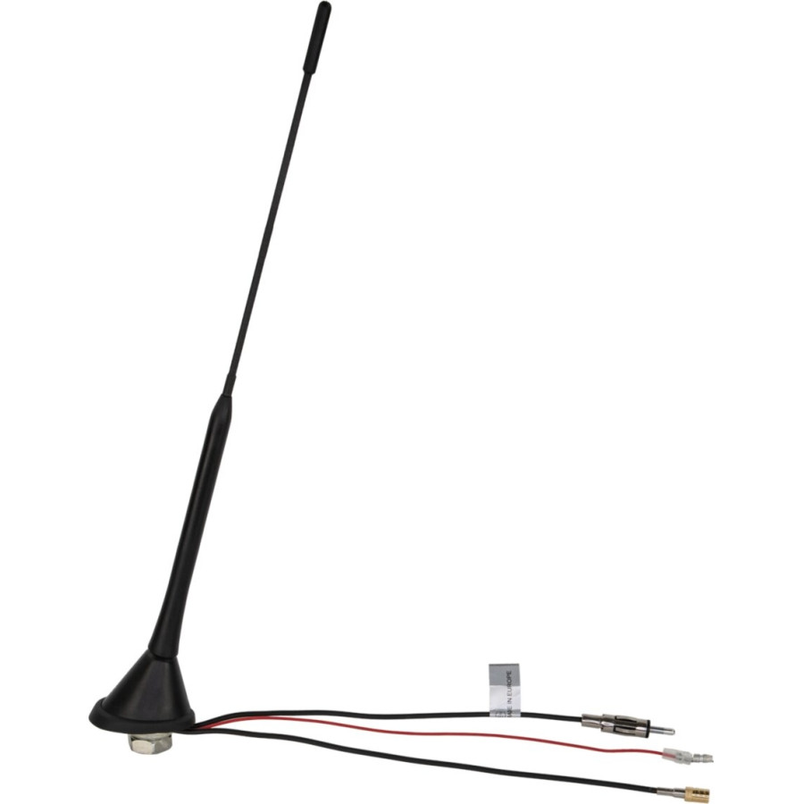 Antenne de toit 16V FM / DAB+ Angle d'inclinaison de 72 degrés (fouet 32cm)