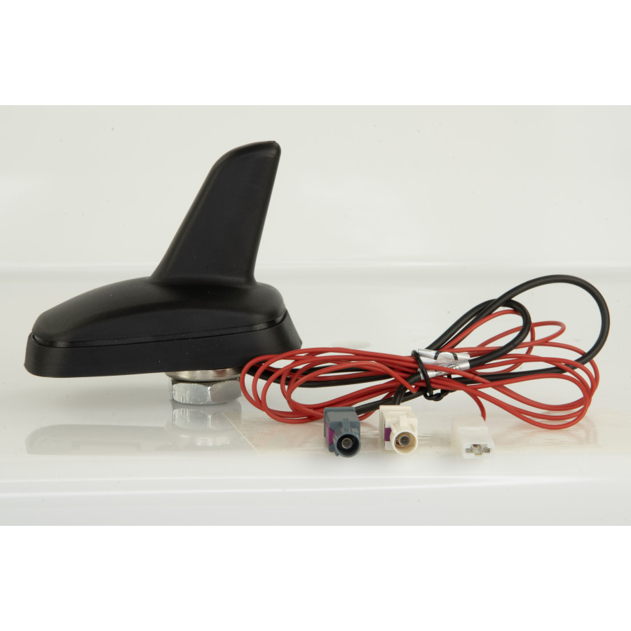 Antenne de toit Shark AM/FM & DAB+ (noir mat) 2x fakra mâle