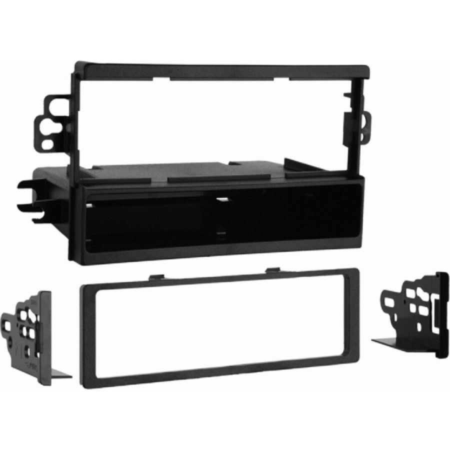 Panneau radio 1 DIN avec compartiment de rangement Chevrolet/Pointiac/Suzuki noir