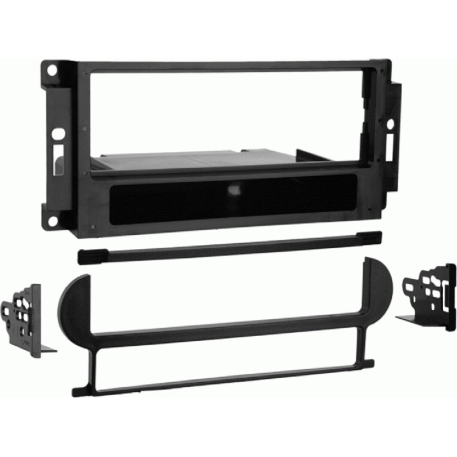 Panneau radio 1-DIN avec compartiment de rangement Chrysler/Dodge/Jeep noir