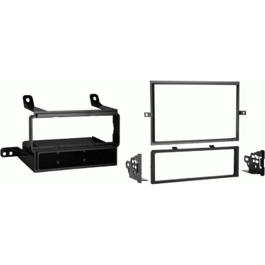 Panneau radio 2-DIN avec compartiment de rangement Nissan/Suzuki noir (METRA)