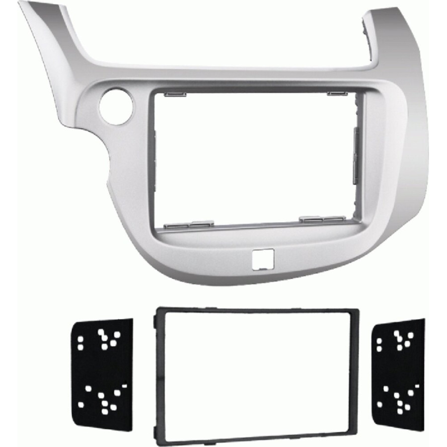 Panneau radio 2-DIN Honda Fit/Jazz (GE) 2008-2015 Argent (METRA)