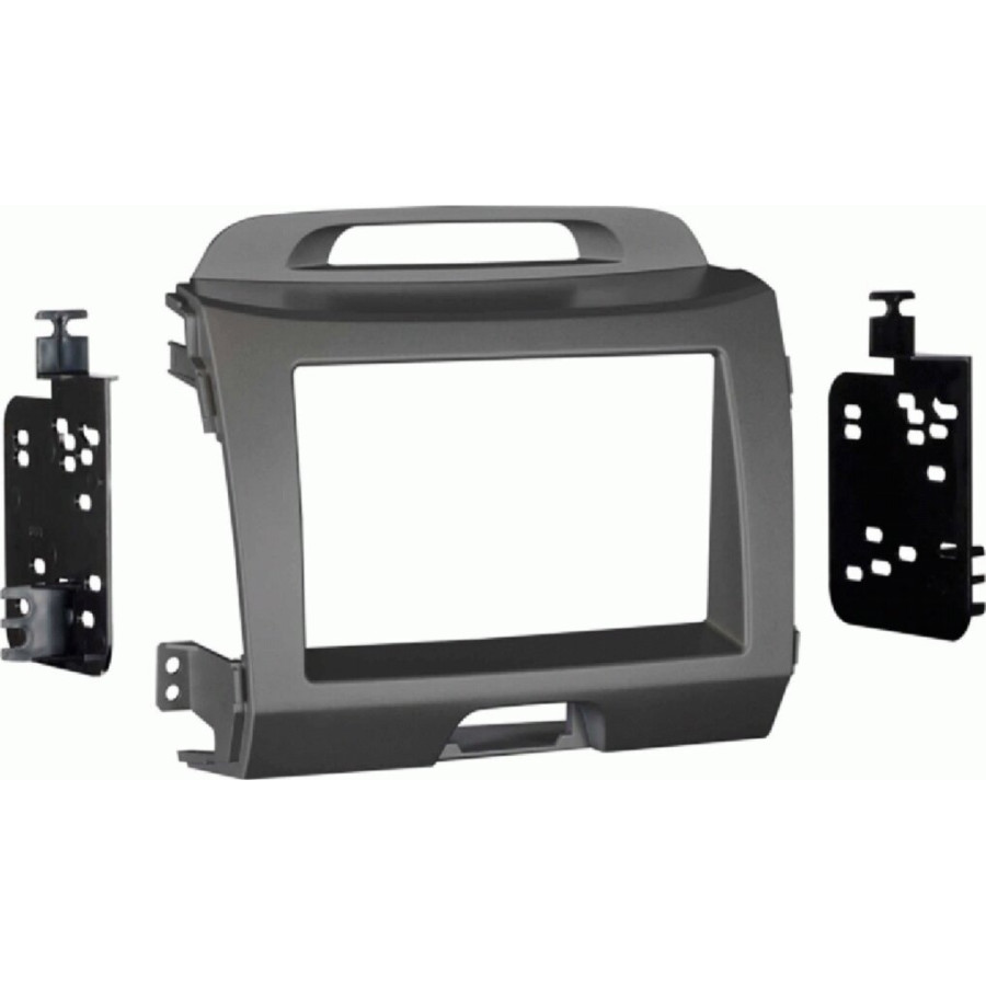 Panneau radio 2-DIN Kia Sportage(SL) 08/2010-01/2016 gris (METRA)