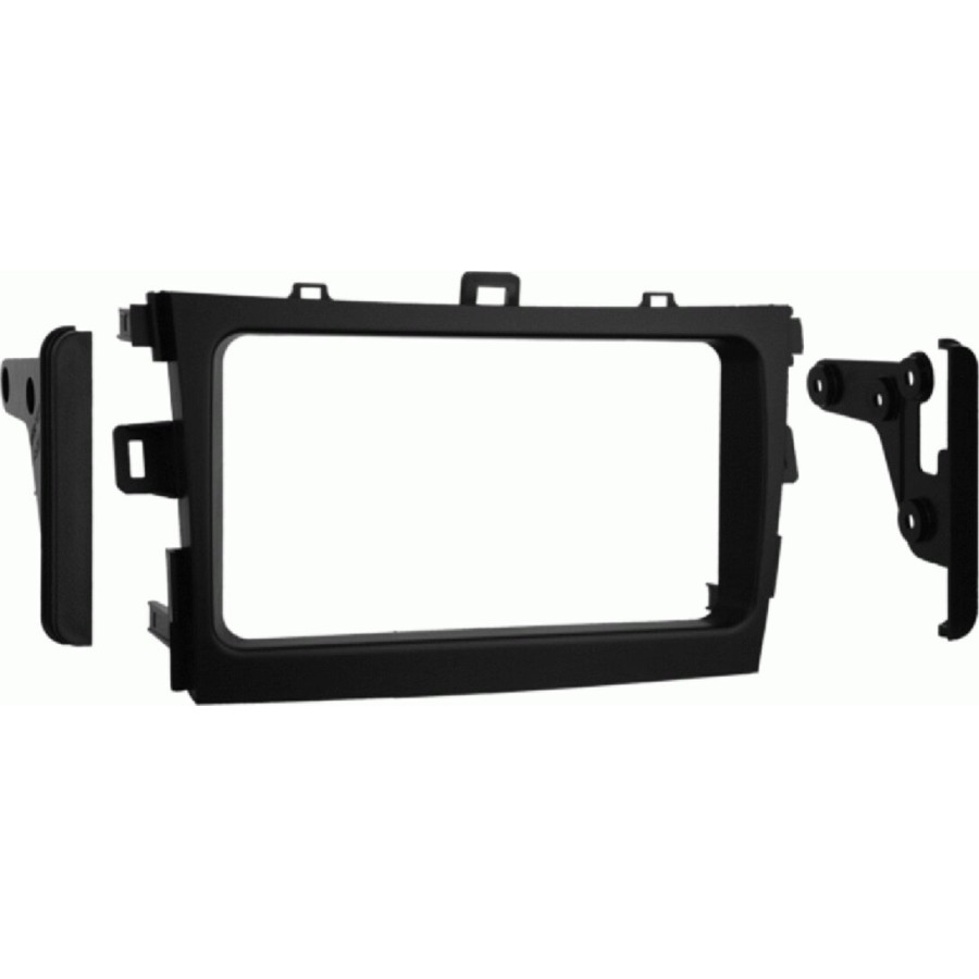 Panneau radio 2-DIN Toyota Corolla/Verso(AR2)2009-2018 noir (METRA)