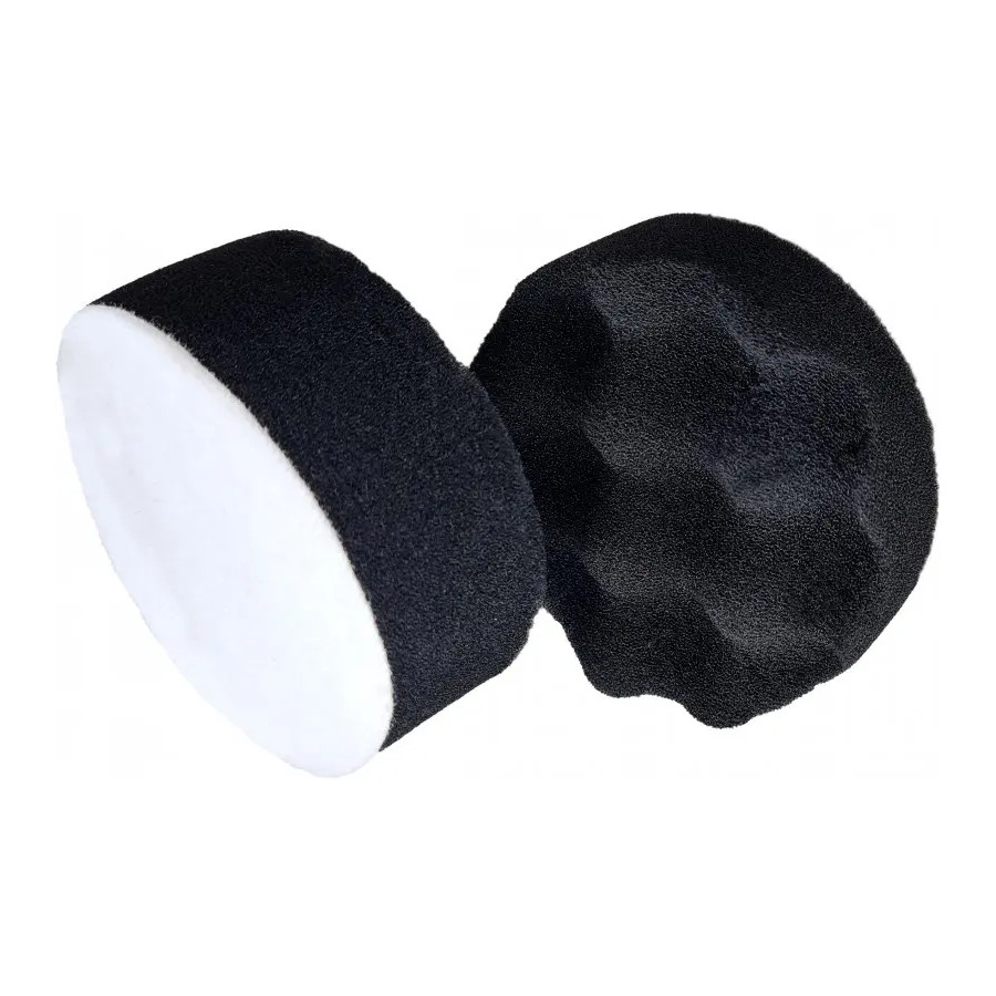 Rooks Tampon de polissage avec Velcro, éponge profilée douce, 75 mm