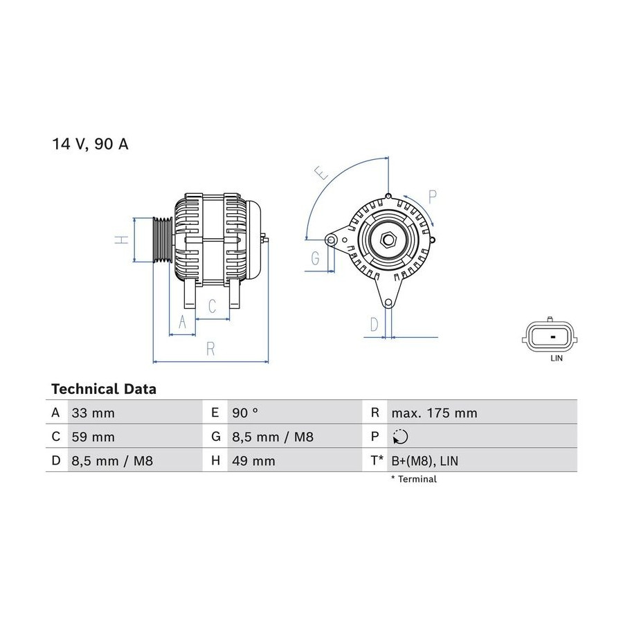 Dynamo 0.986.085.170 Bosch