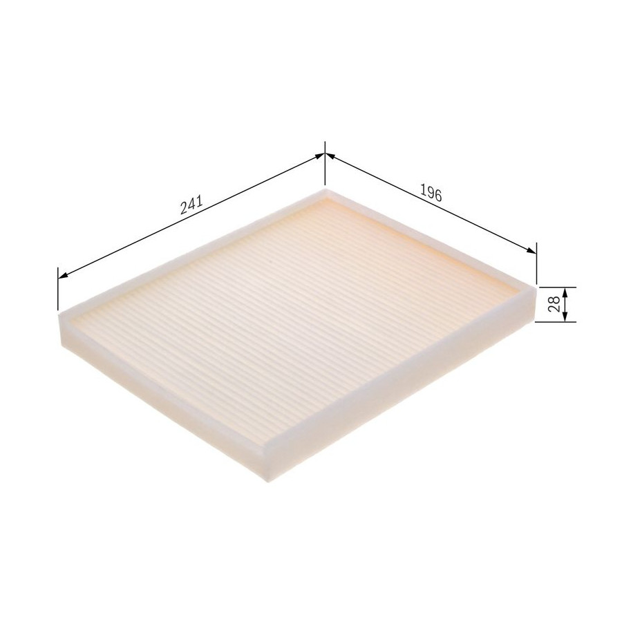 Bosch M5159 Filtre D'Habitacle Standard - Filtre à Poussière Et Pollen 1987435159