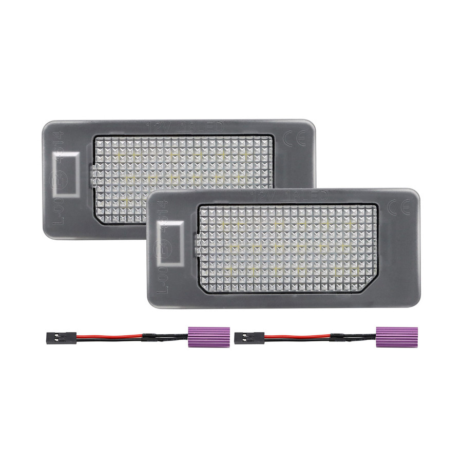 Set feux de plaque d'immatriculation LED sur mesure pour Seat Ibiza 6J / Ibiza ST / Alhambra / Ateca DL SEN02 AutoStyle