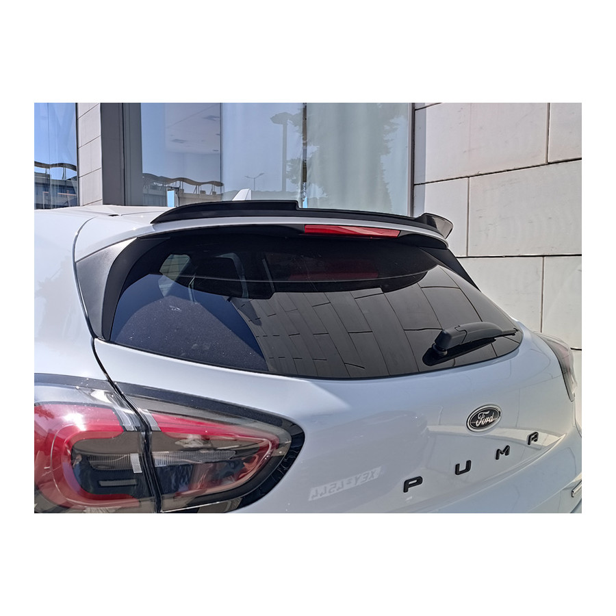 Becquet de toit (Spoiler Cap) sur mesure pour Ford Puma ST-Line 2019 - (ABS Noir brillant)