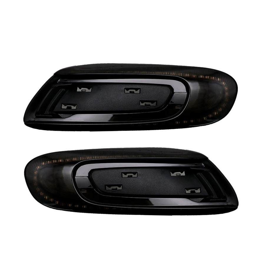 Jeu de clignotants latéraux à LED sur mesure pour Mini F55 5 portes / F56 3 portes / F57 Cabrio - Gris fumé - incl.