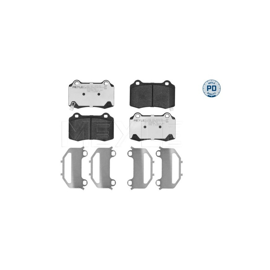 Plaquettes de frein Essieu arrière 025 257 4315/PD MEYLE pour JEEP HYUNDAI TESLA - Image 4