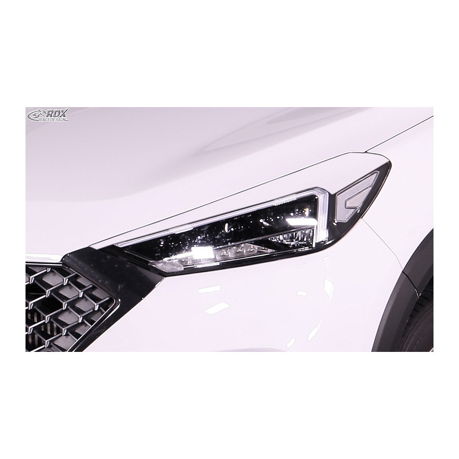 Spoilers de phares sur mesure pour Hyundai Tucson (TLE) Facelift (uniquement avec phares à LED) 2018-2020