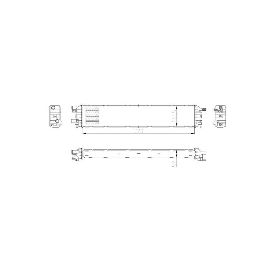 Nrf Radiateur, Refroidissement Moteur 50037 - Image 4