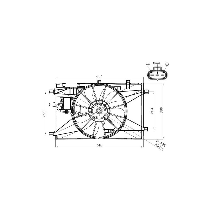 Nrf Ventilateur De Refroidissement 47937 47937 Toyota